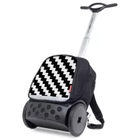 Kerekes iskola- és utazótáska Nikidom Roller UP Carbon Fiber