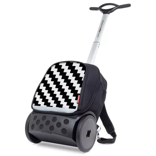 Kerekes iskola- és utazótáska Nikidom Roller UP Carbon Fiber