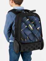 Kerekes iskola- és utazótáska Nikidom Roller UP XL Luxury Black