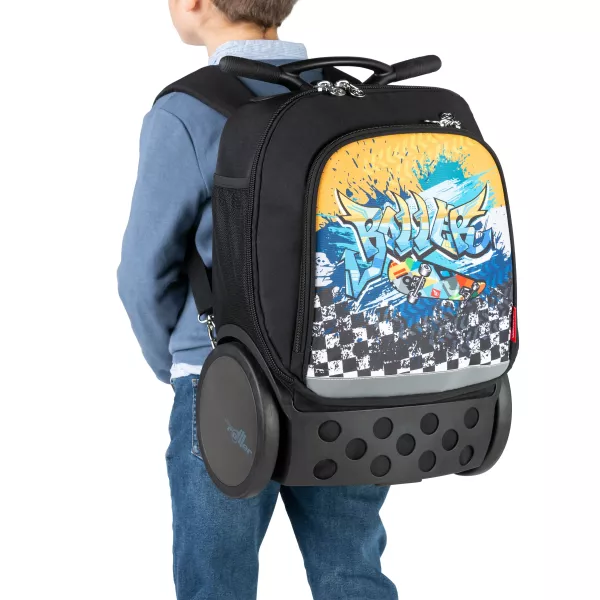 Kerekes iskola- és utazótáska Nikidom Roller UP XL Street style (27 l)