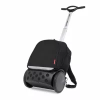 Kerekes iskola- és utazótáska Nikidom Roller UP Black (19 l)