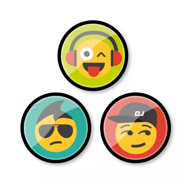 Nikidom Roller Pins Emoji kitűző-készlet