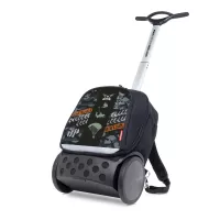 Kerekes iskola- és utazótáska Nikidom Roller UP Camo (19 l)