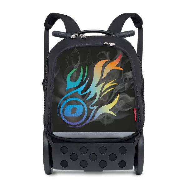 Kerekes iskola- és utazótáska Nikidom Roller UP Wild Fire (19 l)