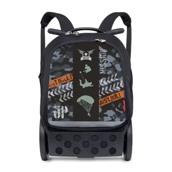 Kerekes iskola- és utazótáska Nikidom Roller UP XL Camo (27 l)