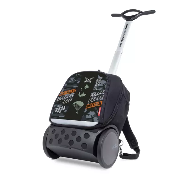 Kerekes iskola- és utazótáska Nikidom Roller UP XL Camo (27 l)