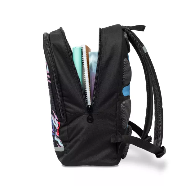 Iskolai hátizsák, Nikidom Roller RUN Wild Fire 26l, Fekete
