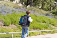 Iskolai hátizsák, Nikidom Roller RUN Wild Fire 26l, Fekete