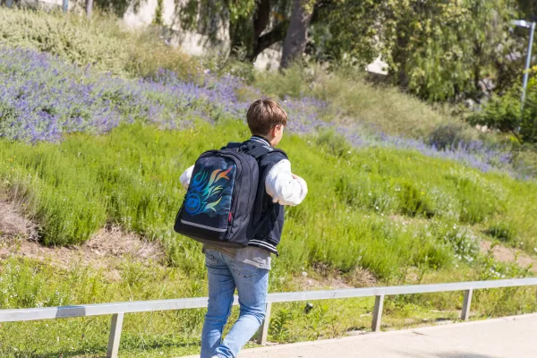 Iskolai hátizsák, Nikidom Roller RUN Wild Fire 26l, Fekete