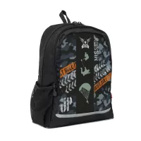 Iskolai hátizsák, Nikidom Roller RUN Camo 26l, Fekete